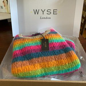 Mandy Stripe crew neck sweate  Wyse London